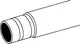 TECEflex Mehrschichtverbundrohr mit Struktur und Ringübergängen, abgebildet in einer geraden Ansicht.